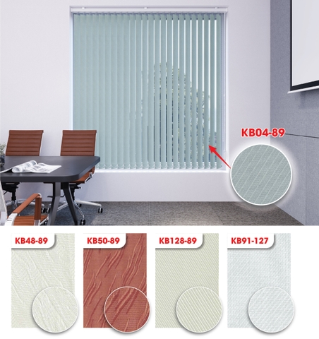 Màn sáo đứng xuyên sáng hoa văn