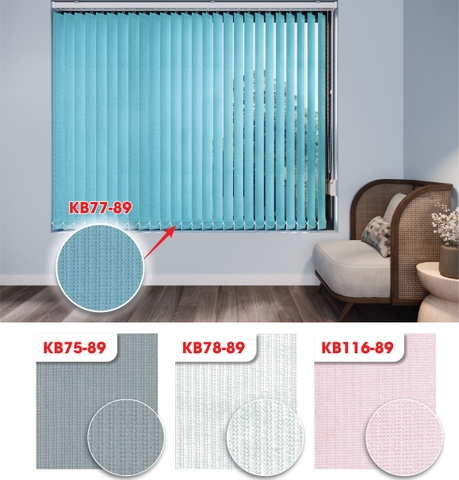 Màn sáo đứng xuyên sáng hoa văn