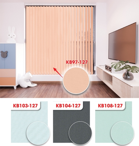 Màn sáo đứng xuyên sáng hoa văn