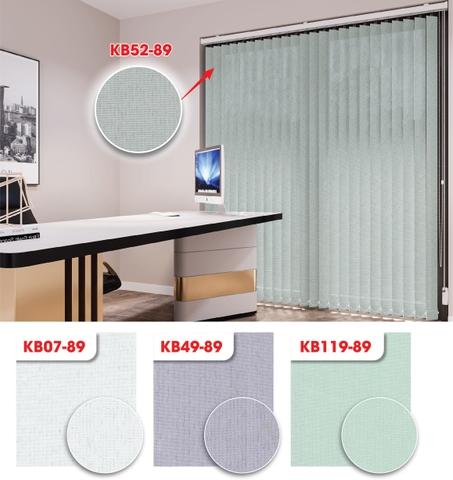 Màn sáo đứng xuyên sáng hoa văn