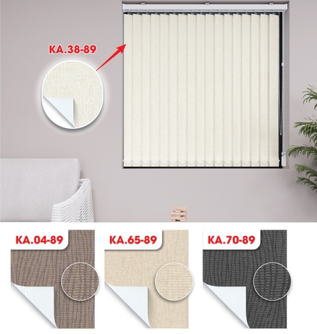 Màn sáo đứng 2 da hoa văn Blackout