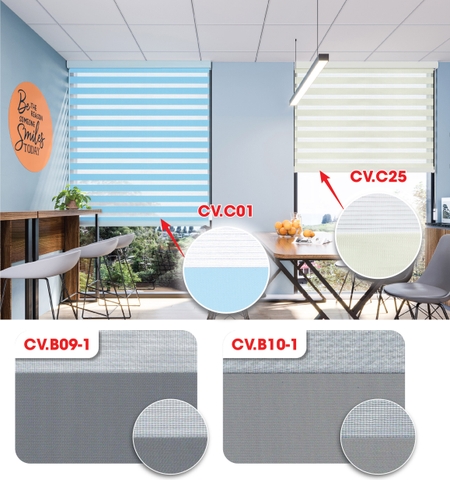 Màn cầu vồng CV.C01  CV.B09-1 CV.B10-1 CV.C25