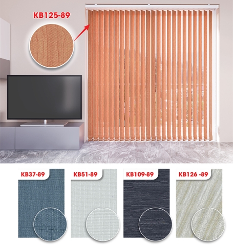 Màn sáo đứng xuyên sáng hoa văn