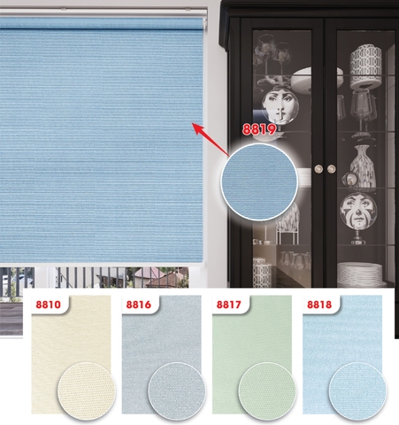 Màn cuốn vải trơn blackout 8810 8816 8817 8818 8819