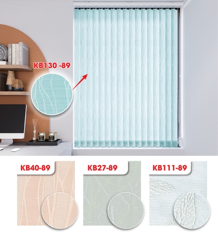 Màn sáo đứng xuyên sáng hoa văn