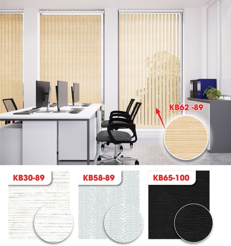 Màn sáo đứng xuyên sáng hoa văn