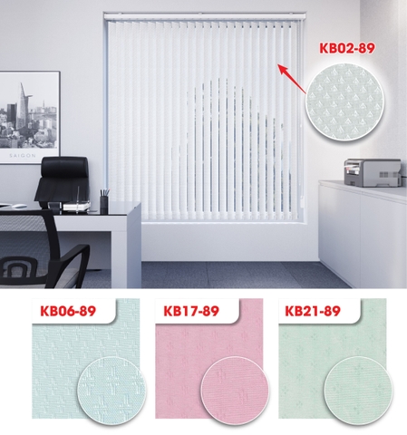 Màn sáo đứng xuyên sáng hoa văn