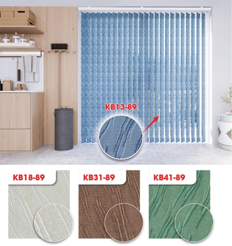 Màn sáo đứng xuyên sáng hoa văn