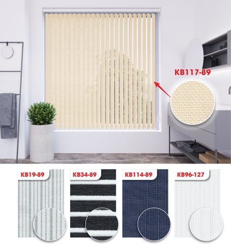 Màn sáo đứng xuyên sáng hoa văn