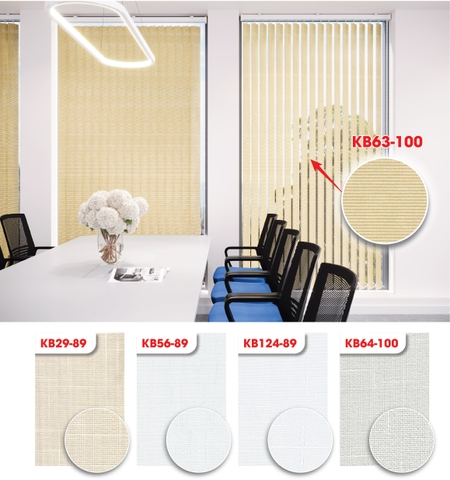 Màn sáo đứng xuyên sáng hoa văn