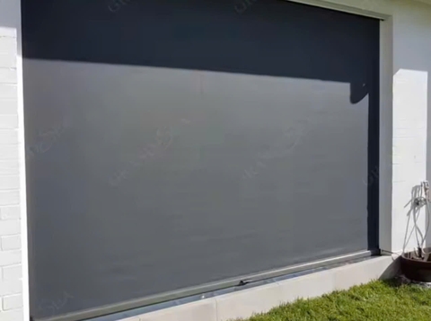 Màn cuốn khóa kéo phong cách ngoài trời vải lưới Textience