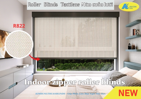 Màn cuốn khóa kéo phong cách mới trong nhà - Màn cuốn lưới