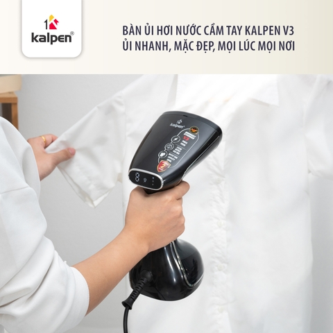 Giải pháp chăm sóc trang phục gia đình với Bàn ủi hơi nước cầm tay Kalpen V3