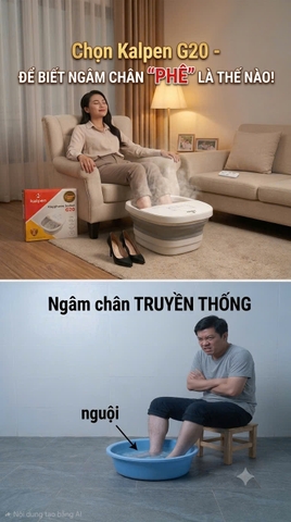 Hướng Dẫn Sử Dụng Bồn Ngâm Chân Và Massage Chân Tự Động Kalpen G20 Chi Tiết Từ A - Z