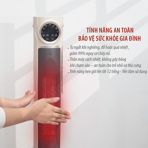 🔥 Máy Sưởi Cho Trẻ Không Khô Da – Kalpen E10: “Cứu tinh mũi – da – giấc ngủ” mùa đông của mẹ & bé