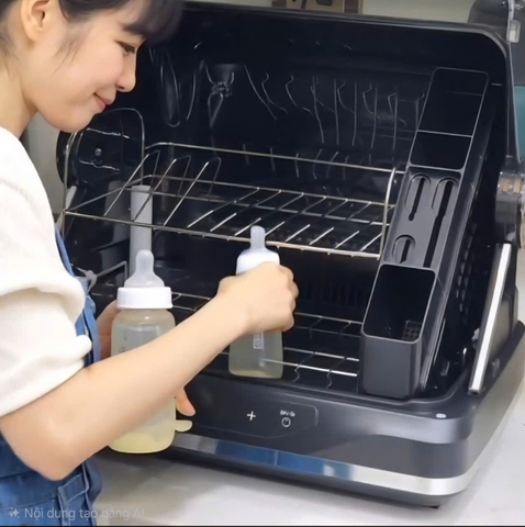 👶🤣 MẸ BỈM THÔNG THÁI ĐỜI MỚI: ĐÃ NUÔI CON LÀ PHẢI “CHƠI TỚI BẾN”! – MÁY SẤY &amp; DIỆT KHUẨN UV KALPEN DD99 🇩🇪✨