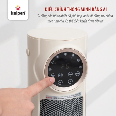 Máy Sưởi Gốm PTC Kalpen E10 – “Cứu tinh mùa lạnh” cho mẹ và bé, ấm nhanh mà không khô da!