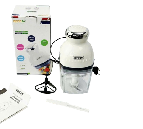 Máy xay thịt mini 300W BENNIX BN-77MG, dung tích 0,7L, Bảo hành chính hãng 1 năm