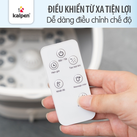 Máy Ngâm Chân Bồn Massage Chân Cao Cấp Kalpen G20 – Giải Pháp Thư Giãn & Chăm Sóc Sức Khỏe Toàn Diện Tại Nhà