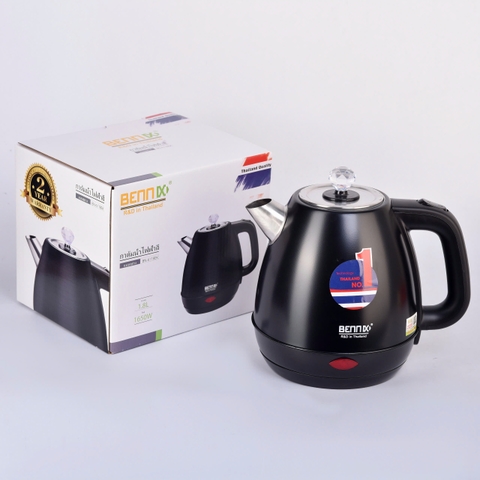 Ấm siêu tốc Bennix inox 304 BN-6118EK (1.8 lít)