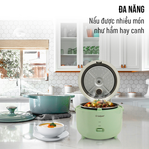 NỒI CƠM ĐA NĂNG KALPEN R12 DUNG TÍCH 1,2L - Bảo hành chính hãng 2 năm