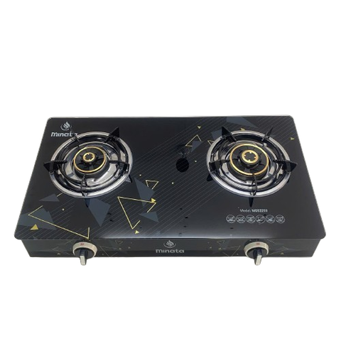 Bếp Gas Đôi Mặt Kính Cường Lực MINATA MGS2250, Bảo hành 24 tháng