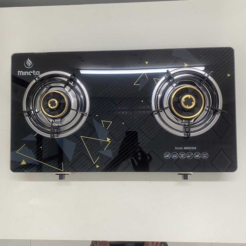 Bếp Gas Đôi Mặt Kính Cường Lực MINATA MGS2250, Bảo hành 24 tháng