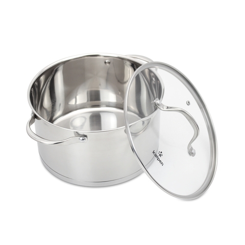 Bộ 3 Nồi Inox 304 Cao Cấp 5 Đáy Kalpen Slamer SM1 Size 16,20,24cm