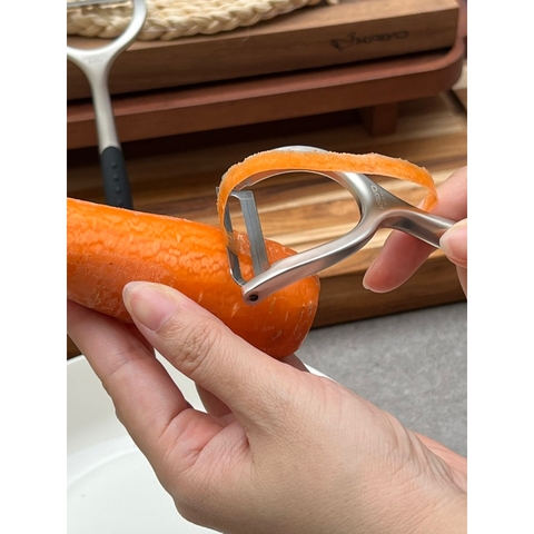 Dao nạo củ quả Kaiyo (Nhật) siêu sắc, chống ăn mòn, không gỉ - NẠO VỎ/ NẠO SỢI KAIYO