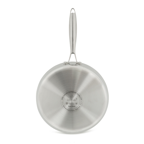 [CHỐNG DÍNH TỰ THÂN] Chảo Inox 3 lớp đúc liền khối Kalpen Luxus