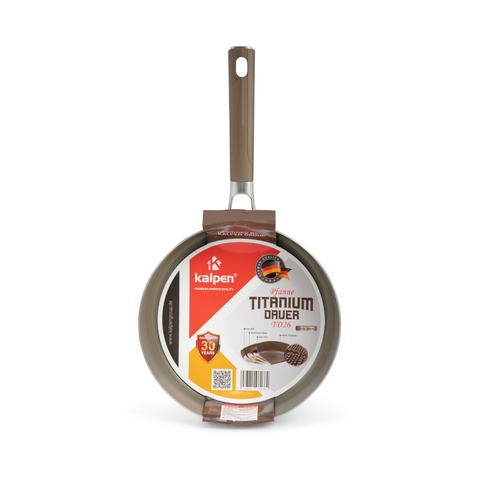 Chảo chống dính Inox 3 lớp đúc liền khối Kalpen Titanium Dauer