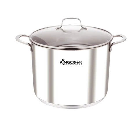 Nồi luộc gà inox 5 đáy cao thành size 32cm Kingcook KPO1750-32, Thể tích 19 lít