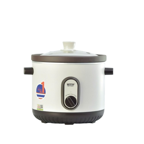 Nồi Nấu Chậm Lõi Sứ Hầm Cháo cho bé, hầm gà, kho cá..Bennix BN-68KC