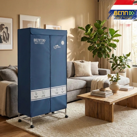 Tủ sấy quần áo máy sấy quần áo  BENNIX BN-338CD, Bảo hành 18 tháng