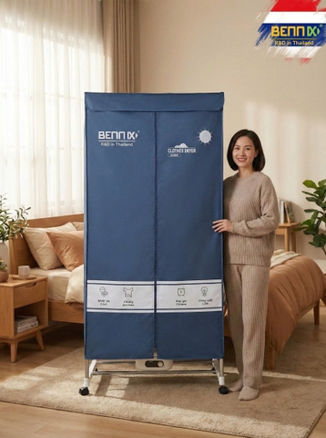 Tủ sấy quần áo máy sấy quần áo  BENNIX BN-338CD, Bảo hành 18 tháng