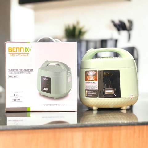 Nồi cơm điện BENNIX lòng niêu dày BN-012HC, dung tích 1,2 lít