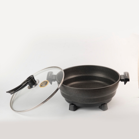 Nồi Lẩu Điện Đa Năng Nhôm Đúc Chống Dính, dung tích 5L Bennix BN-05EGP