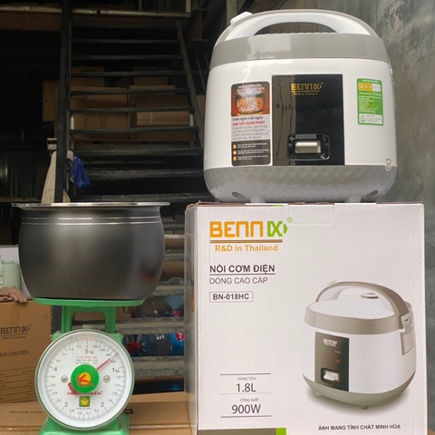Nồi cơm điện BENNIX lòng niêu siêu dày BN-018HC, dung tích 1,8 lít