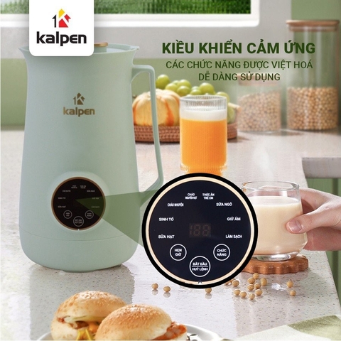 Máy làm sữa hạt mini 8 chức năng dung tích 600ml KALPEN H1- H2