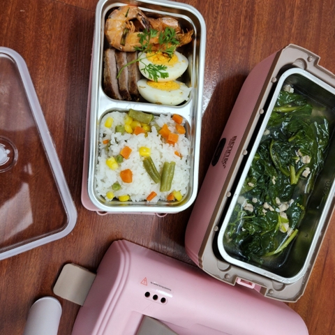 Hộp cơm cắm điện tự nấu, ủ ấm thức ăn Quai xách tiện lợi mang theo BENNIX BN-99S