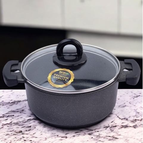 Bộ nồi đá chống dính cao cấp 4 món BENNIX Thailand, Bảo hành 12 tháng chính hãng