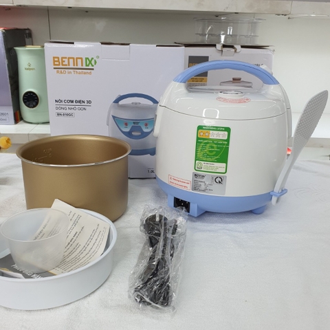 Nồi cơm điện ủ 3D dung tích 1L BENNIX BN-010GC- Bảo hành 12 tháng