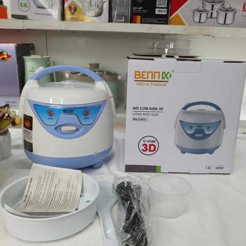 Nồi cơm điện ủ 3D dung tích 1L BENNIX BN-010GC- Bảo hành 12 tháng