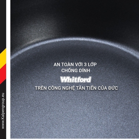 Chảo Chống Dính Inox 5 Lớp Kalpen Gliter Size 16cm, 20cm.