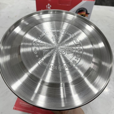 (CÒI BÁO SÔI ) Ấm đun nước inox 304, 5 đáy cao cấp Kalpen KK03- 3Lít