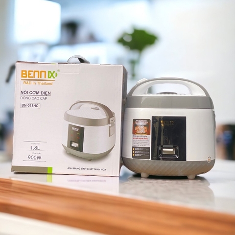 Nồi cơm điện BENNIX lòng niêu siêu dày BN-018HC, dung tích 1,8 lít