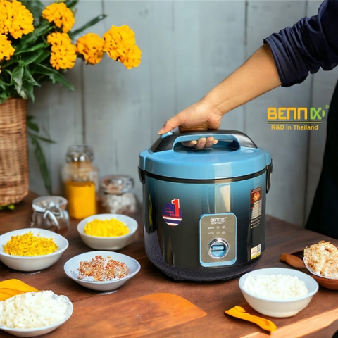 Nồi cơm điện 6-8 người ăn,dung tích 2,8 lít- Hàng chính hãng BENNIX bảo hành 12 tháng