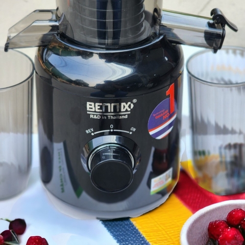 Máy Ép Chậm, Ép Trái Cây Nguyên Quả, 2 Lưới Lọc BENNIX BN-09SJ