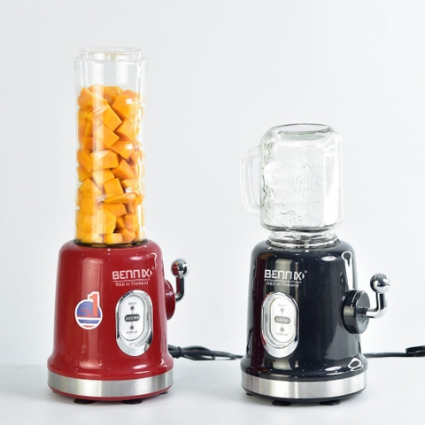 Máy Xay Sinh Tố Mini BENNIX BN-86BL, 350W, 2 Bình thời trang 500-600ml