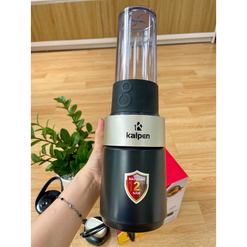 Máy Xay Sinh Tố Mini KALPEN B6, Công suất 700W, 2 Bình thời trang 500-570ml